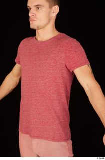 Max Dior casual dressed red t shirt upper body 0002.jpg